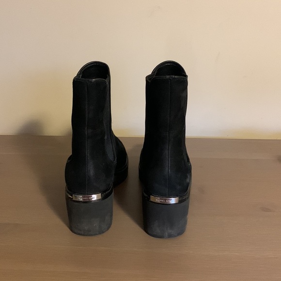 MICHAEL Michael Kors Black Chunky Booties with Rubber Soles - Women’s Size 7.5 - Picture 7 of 9